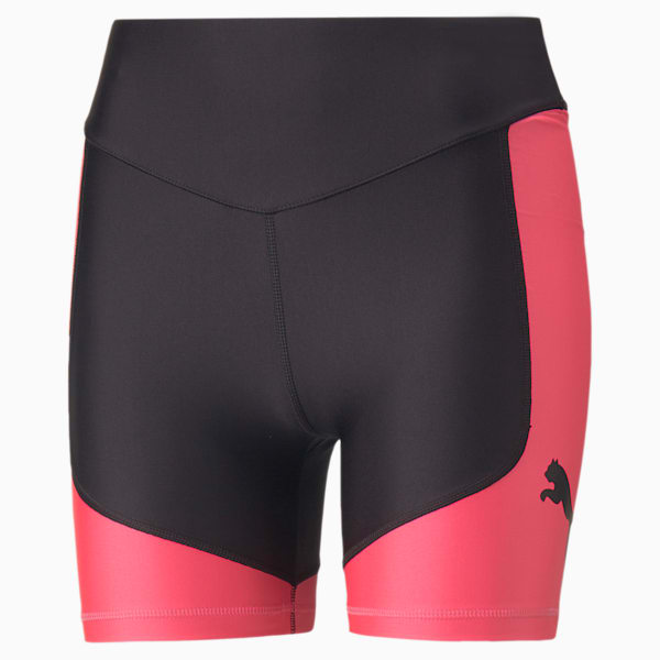 Fit Eversculpt 5" Women's Short Tights, Puma Black-Sunset Pink, extralarge-IND